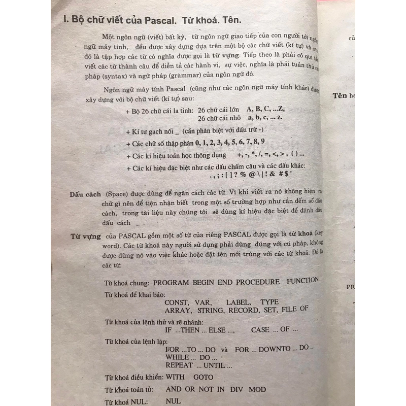 NGÔN NGỮ LẬP TRÌNH PASCAL 466351