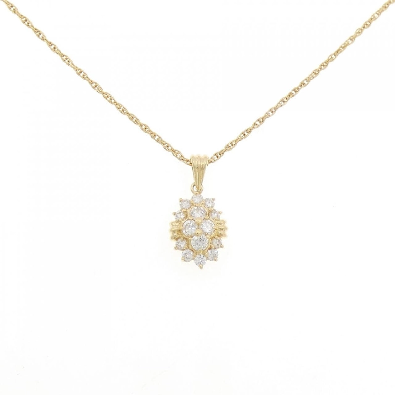 K18YG Dây chuyền kim cương 0.50CT - Hàng hiệu Chính hãng 858403