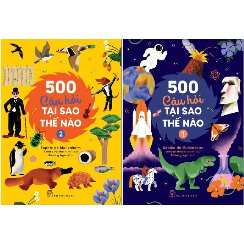 500 Câu Hỏi Tại Sao-Thế Nào (Bộ 2 Tập) - Sophie de Mullenheim, Amélie Falière 295270