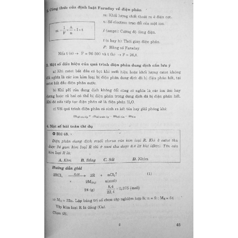 Ôn Tập Nhanh Thi Trắc Nghiệm Hóa Học - 351 Bài Tập Tự Luận & Trắc Nghiệm Xưa 8069