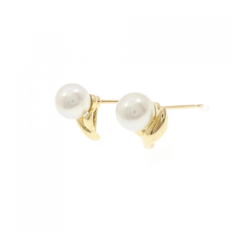 K18YG Bông tai ngọc trai Akoya 6.6mm - Hàng hiệu Chính hãng 866397