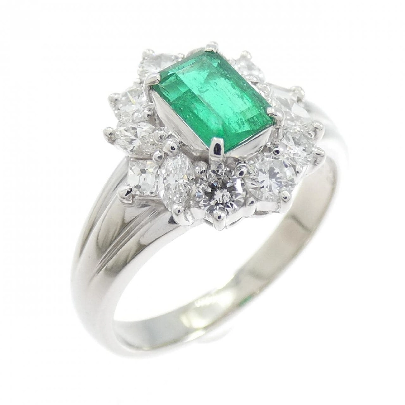 Nhẫn Emerald PT900 0.54CT - Hàng hiệu Authentic 850541
