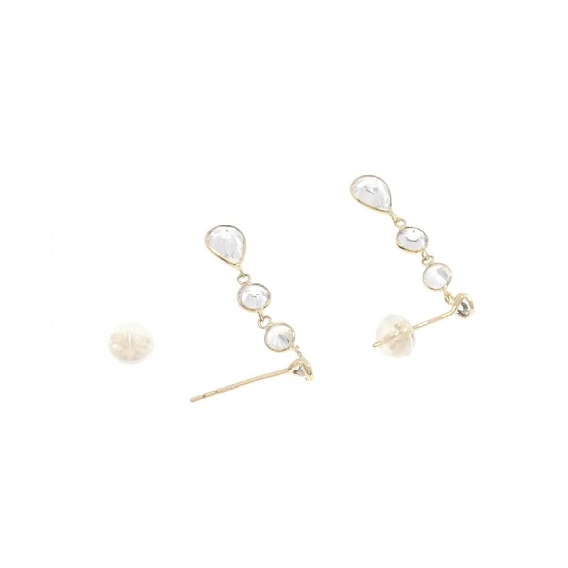 K18YG Bông tai Cubic - Hàng hiệu Chính hãng 868741