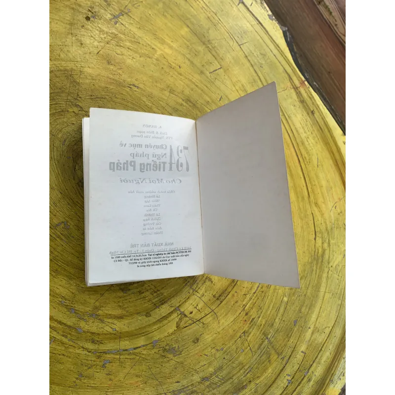 734 CHUYÊN MỤC VỀ NGỮ PHÁP TIẾNG PHÁP CHO MỌI NGƯỜI - NGUYỄN VĂN DƯƠNG 799941