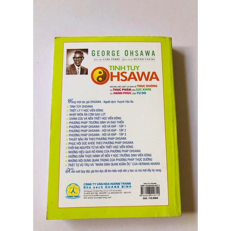 TINH TUÝ OHSAWA (sách dịch) - sách còn khá mới, 446 trang, nxb: 2020 355279