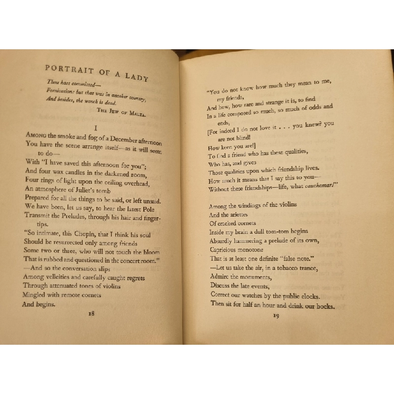 T.S ELIOT : COLLECTED POEMS 1909 - 1935 119809