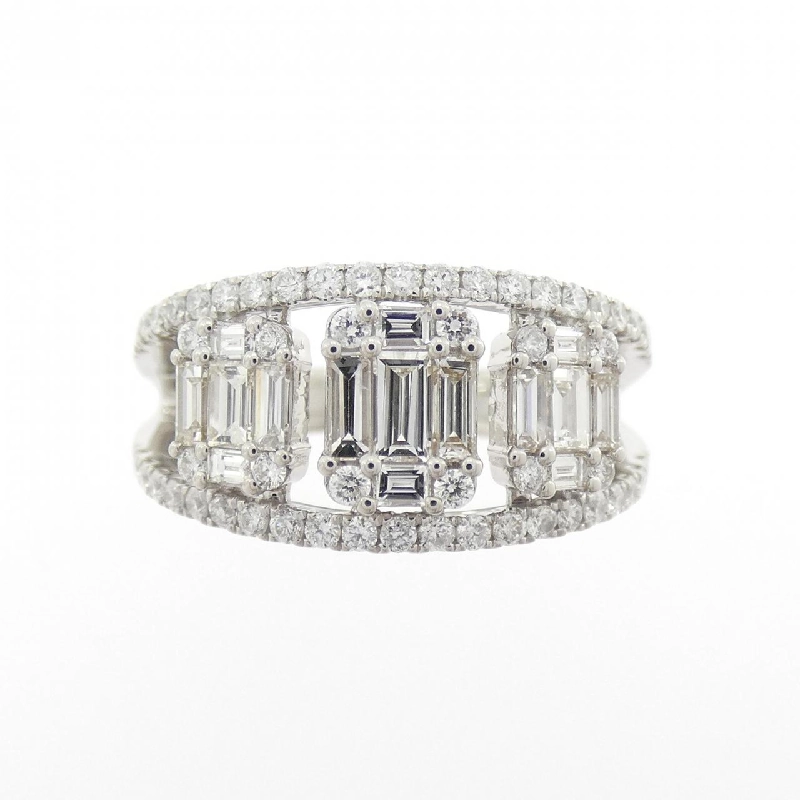 Nhẫn kim cương K18WG 1.009CT - Hàng hiệu Authentic 853113