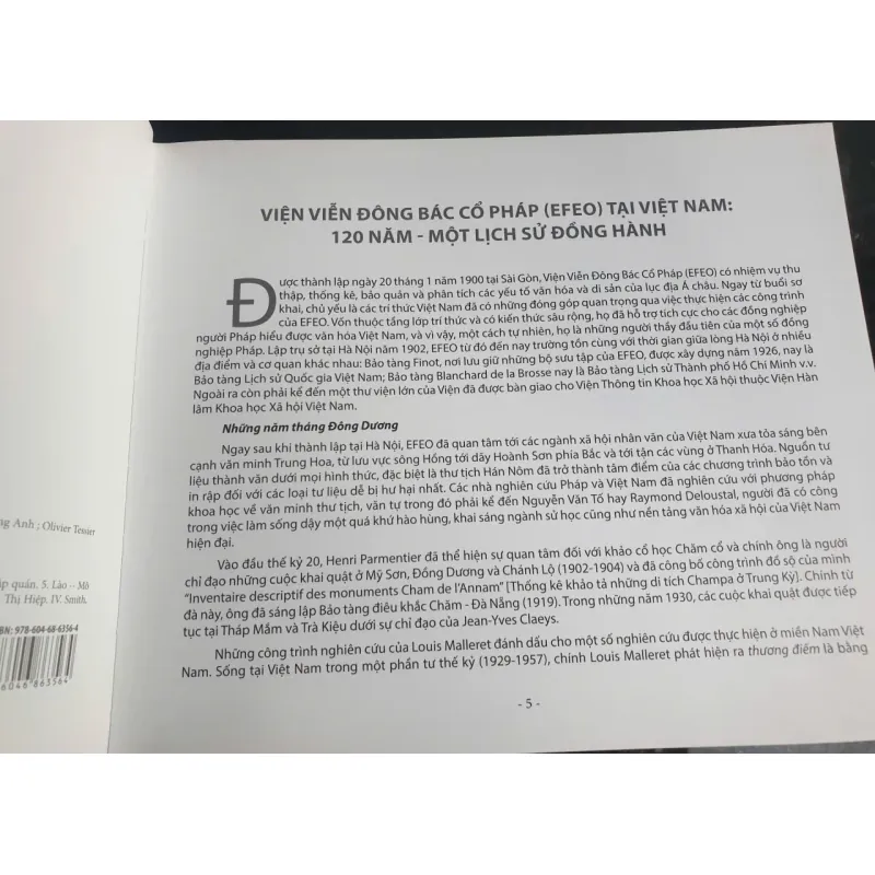 Sách Ký Ức Đông Dương - Mémoires d’Indochine của Olivier Tessier mới 90% 698171