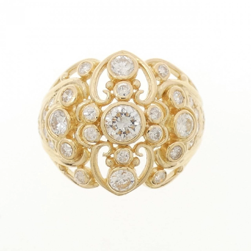 Nhẫn kim cương K18YG 1.01CT - Hàng hiệu Chính hãng 851458