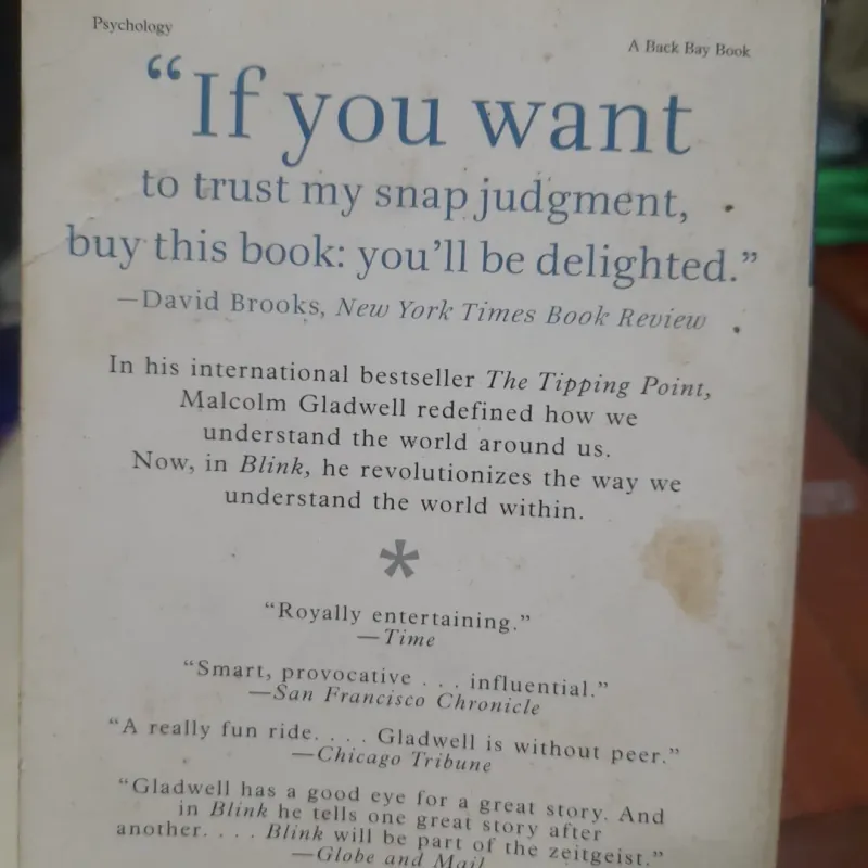 Malcolm Gladwell - BLINK, the Power of Thinking Without Thinking 746709