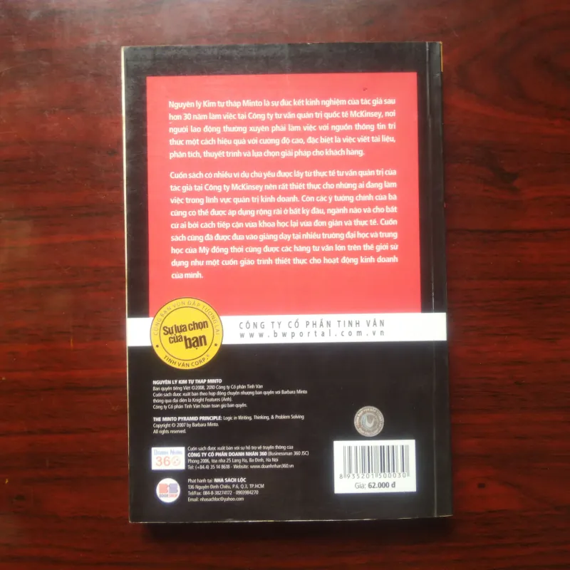 [Sách Kinh Tế] Nguyên Lý Kim Tự Tháp Minto (Barbara Minto) 931546