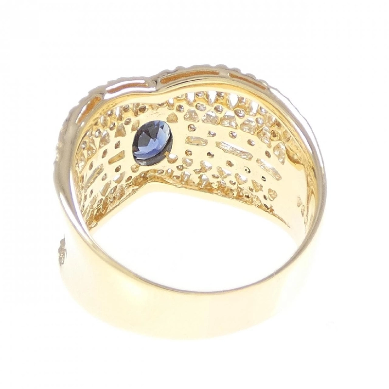 Nhẫn Sapphire K18YG 0.76CT 668527