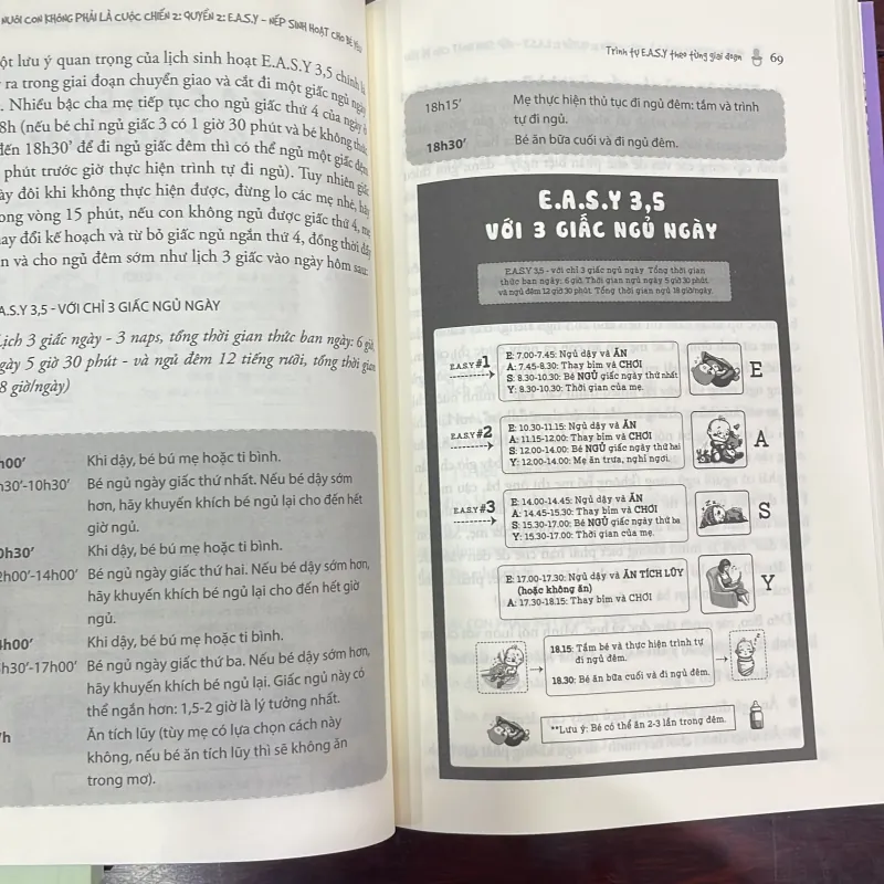 NUÔI CON KHÔNG PHẢI LÀ CUỘC CHIẾN 2 - quyển 2 & 3 - E.A.S.Y - SÁCH MẸ VÀ BÉ  1030305