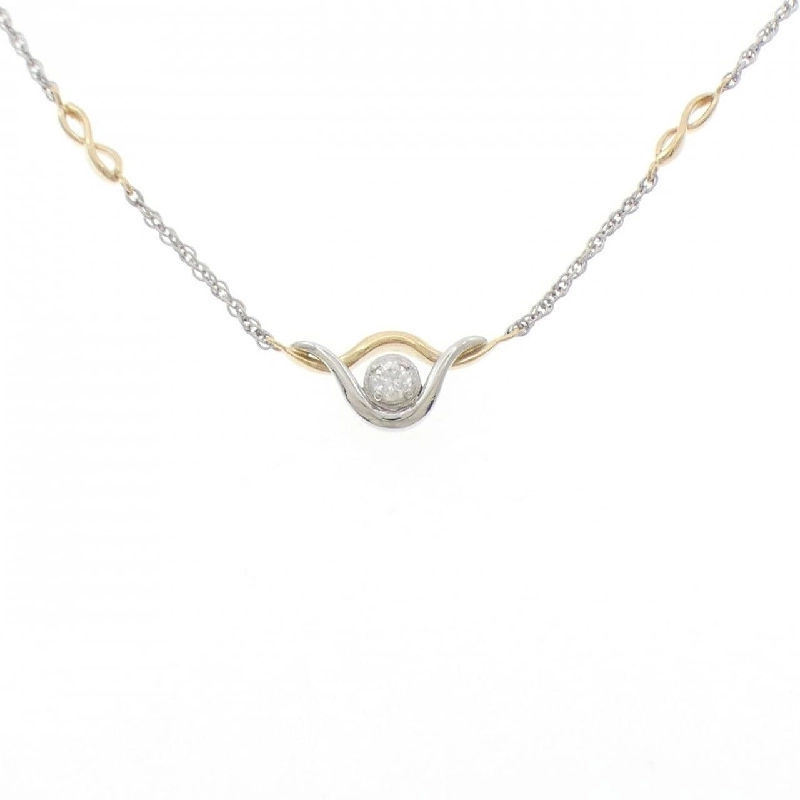 PT900/K18YG/PT850 Dây chuyền kim cương 0.14CT - Hàng hiệu Chính hãng 857155