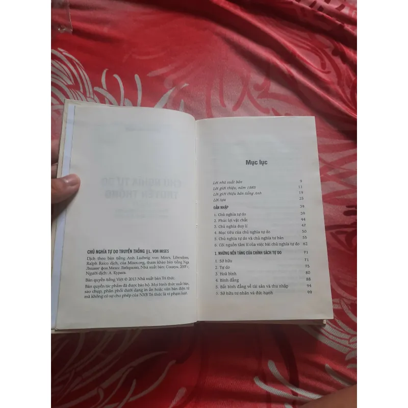 Chủ nghĩa tự do truyền thống - Ludwig Von Mises (Bìa cứng) 701958