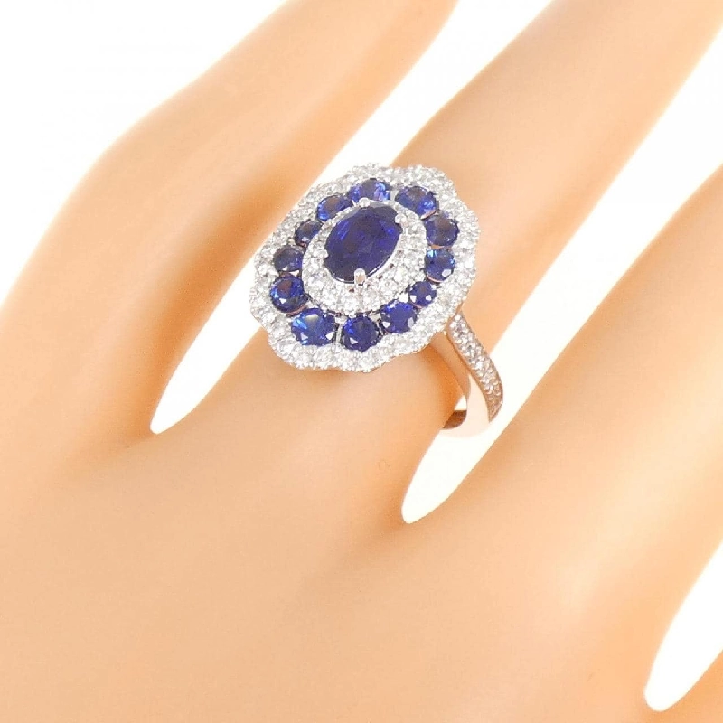 Nhẫn Sapphire K18WG 1.254CT - Hàng hiệu Chính hãng 851276