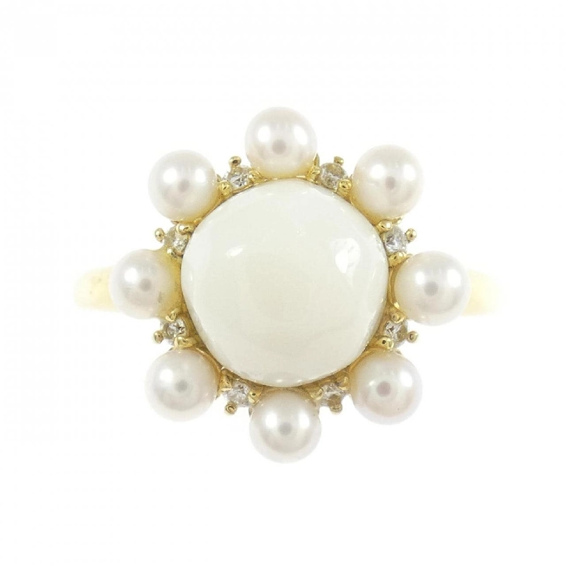 Nhẫn đá màu K18YG - Hàng hiệu Authentic 850044