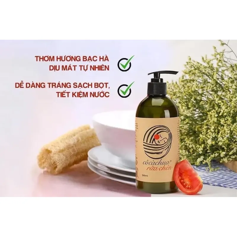 Can 4L nước rửa chén Cô Cà Chua miễn phí ship 607829