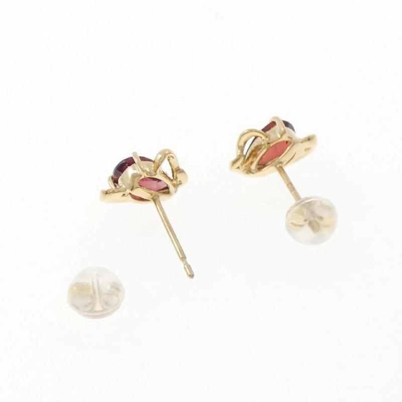 K18YG Garnet Bông tai - Hàng hiệu Chính hãng 874822
