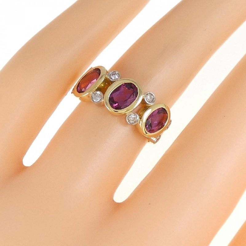 Nhẫn Garnet 750YG 670695