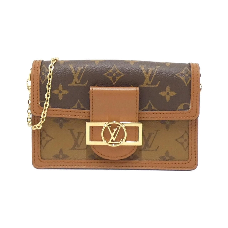 Ví Louis Vuitton Monogram Porte-Feuille Dauphine M68746 Chain Wallet 621714