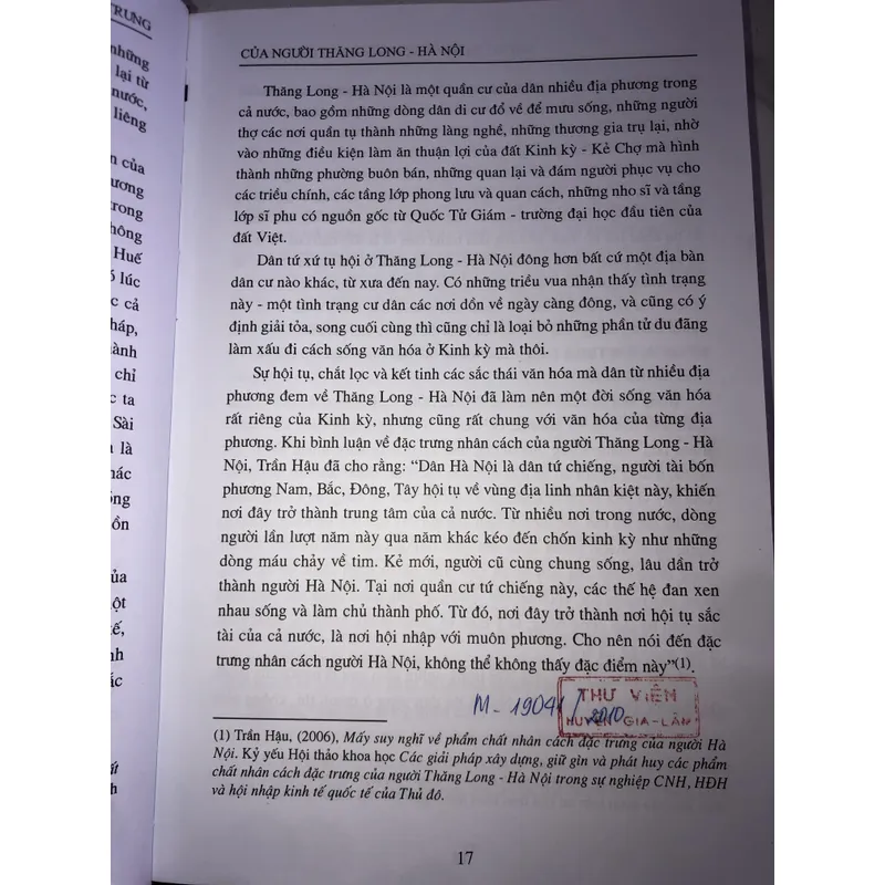 Những phẩm chất nhân cách đặc trưng của người Thăng Long - Hà Nội 688034