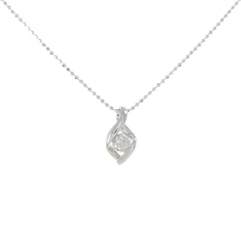 K18WG Dây chuyền kim cương 0.10CT - Hàng hiệu Chính hãng 859255