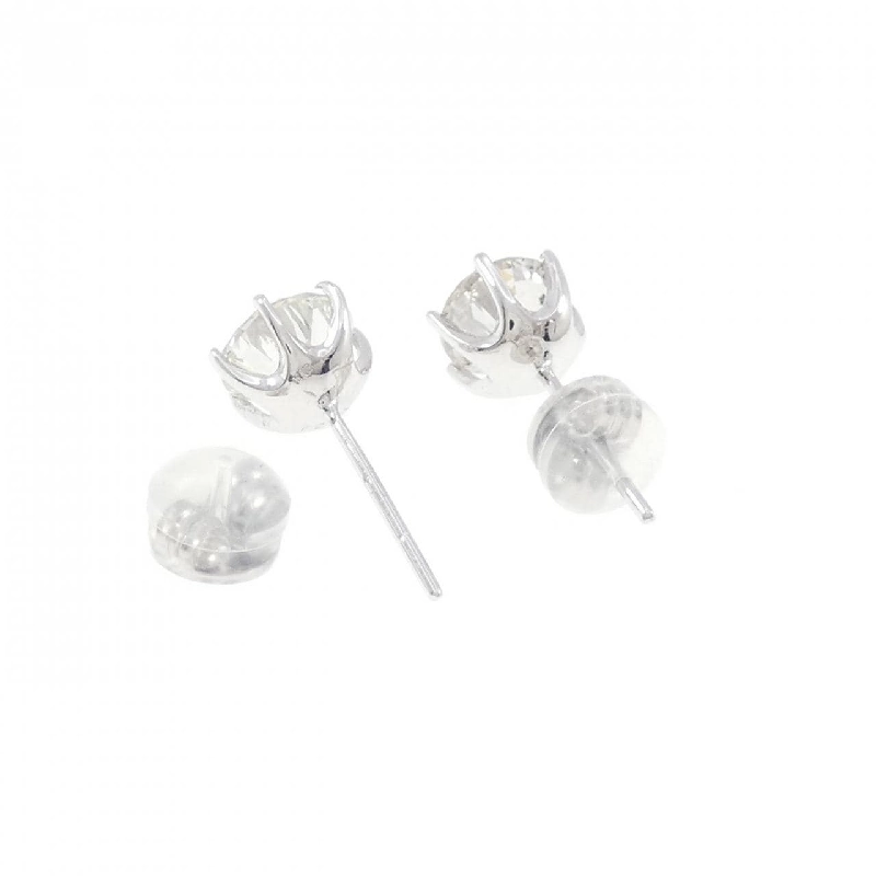 K18WG Bông tai Kim cương 1.011CT 1.031CT I-J SI1 VG-G - Hàng hiệu Chính hãng 874738