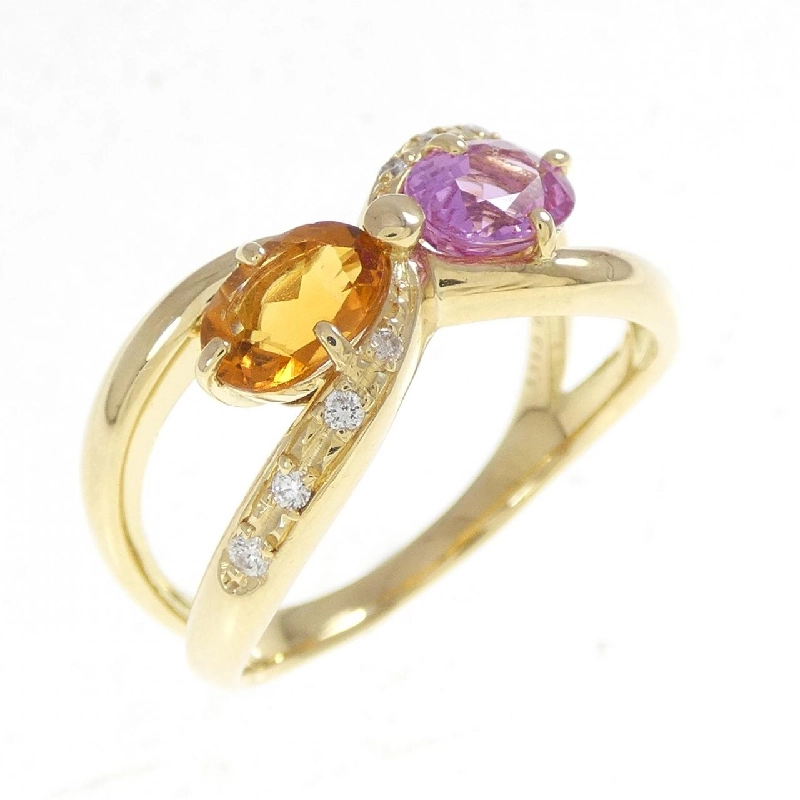 Nhẫn đá màu K18YG - Hàng hiệu Authentic 848193