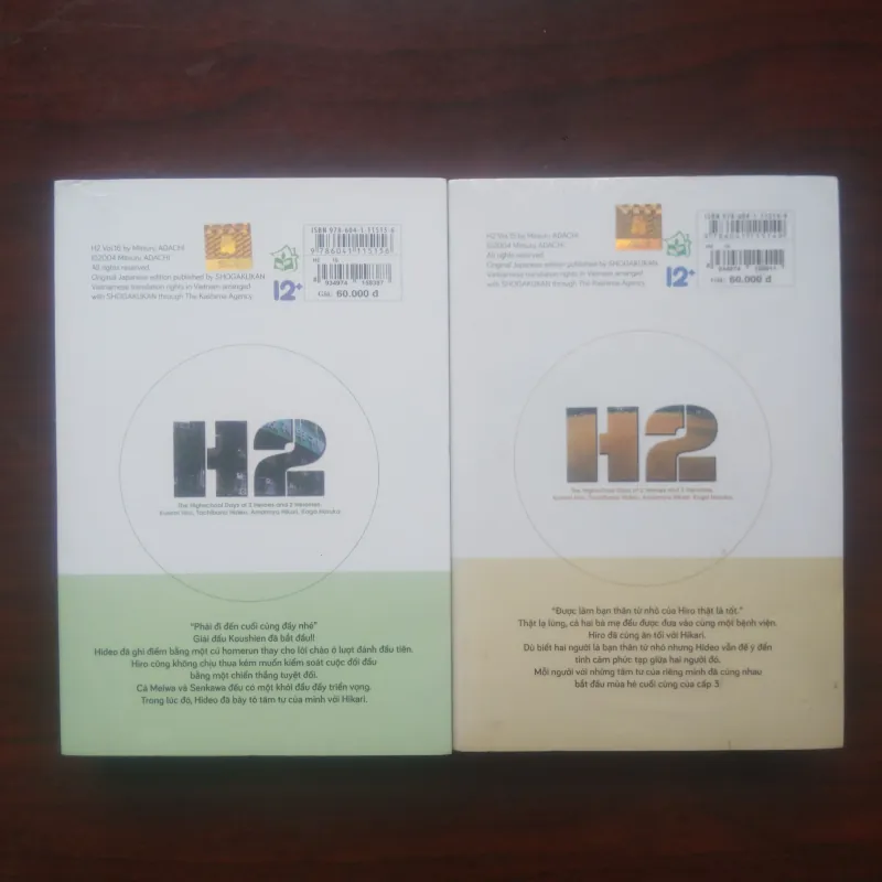 [Truyện Tranh Manga] H2 (Mitsuru Adachi) - Tập 15 + Tập 16 972096