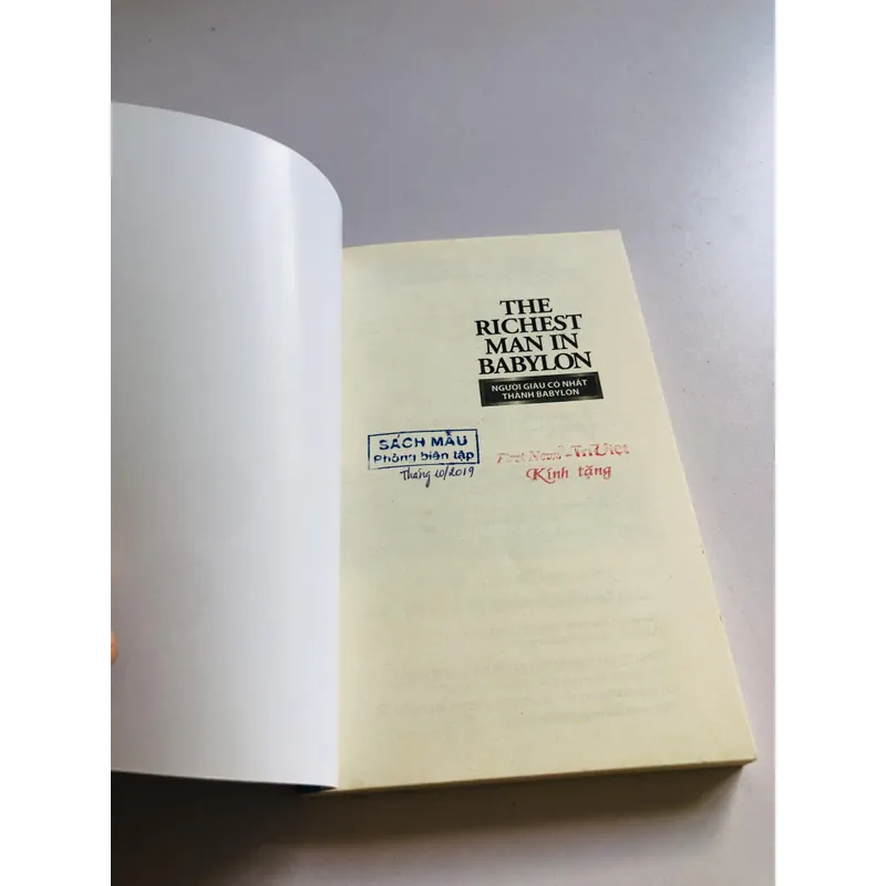NGƯỜI GIÀU CÓ NHẤT THÀNH BABYLON 720905