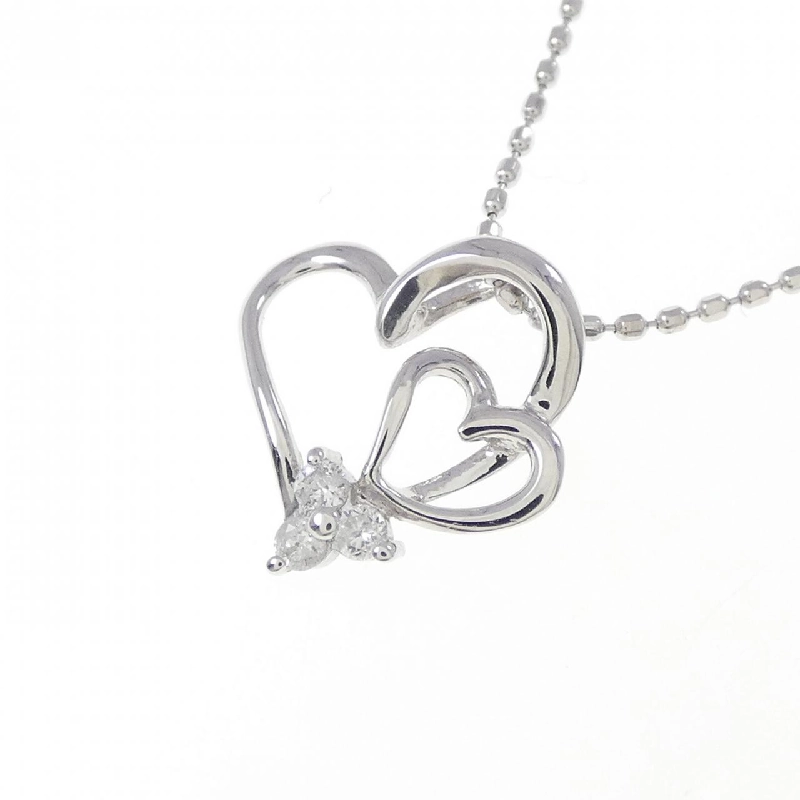 K10WG Dây chuyền kim cương hình trái tim - Hàng hiệu Chính hãng 857593