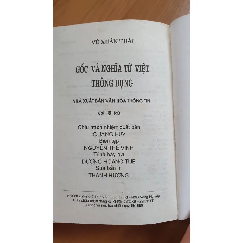 GỐC VÀ NGHĨA TỪ VIỆT THÔNG DỤNG  759723