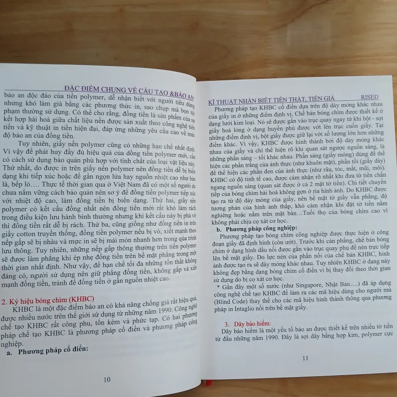 Kĩ Thuật Nhận Biết Tiền Thật, Tiền Giả - TS. Phan Văn Tính chủ biên 761079