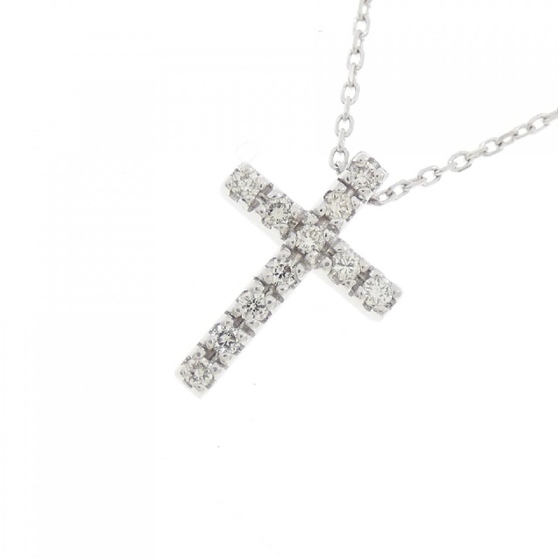4゜C Cross Diamond Necklace - Hàng hiệu Authentic 843091
