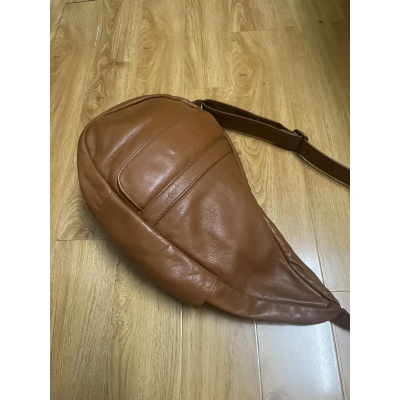 Túi nam 22*43*12 da thật đeo chéo 2hand 1006655