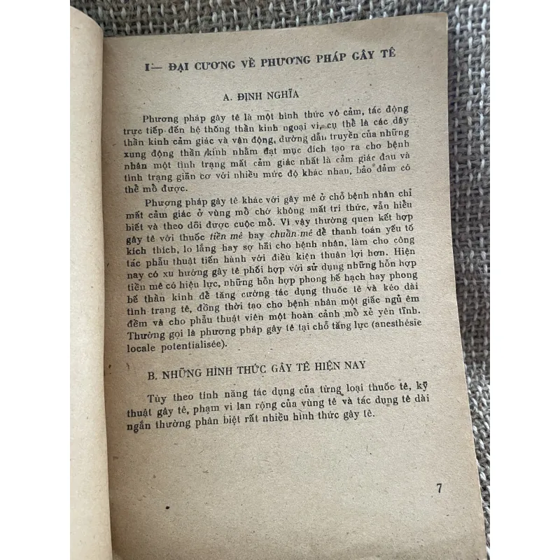 Phương pháp gây tê - GS Trương Công Trung  1025097