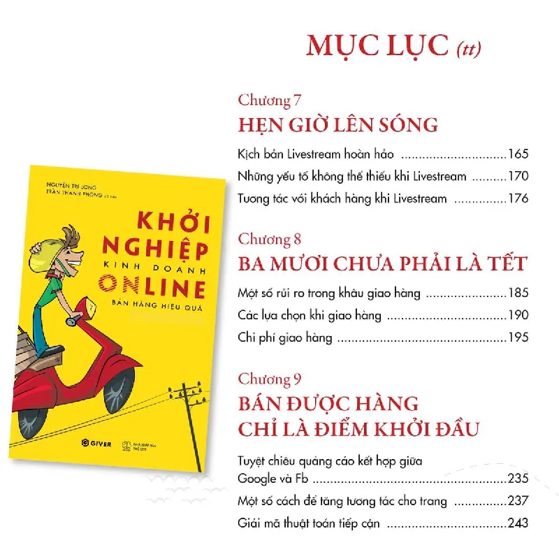 Khởi Nghiệp Kinh Doanh Online - Bán Hàng Hiệu Quả Trên FaceBook - NGUYỄN TRÍ LONG & TRẦN THANH PHONG - GIVER BOOKS - MARKETING KINH DOANH 595454