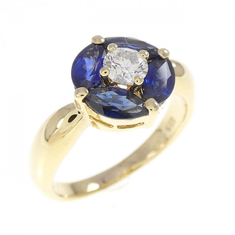 Nhẫn Sapphire K18YG 1.34CT 665718