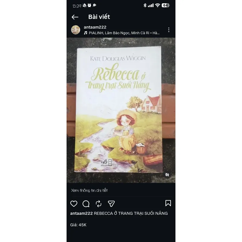Rebecca ở trang trại suối vàng - văn chương thế giới. 934369