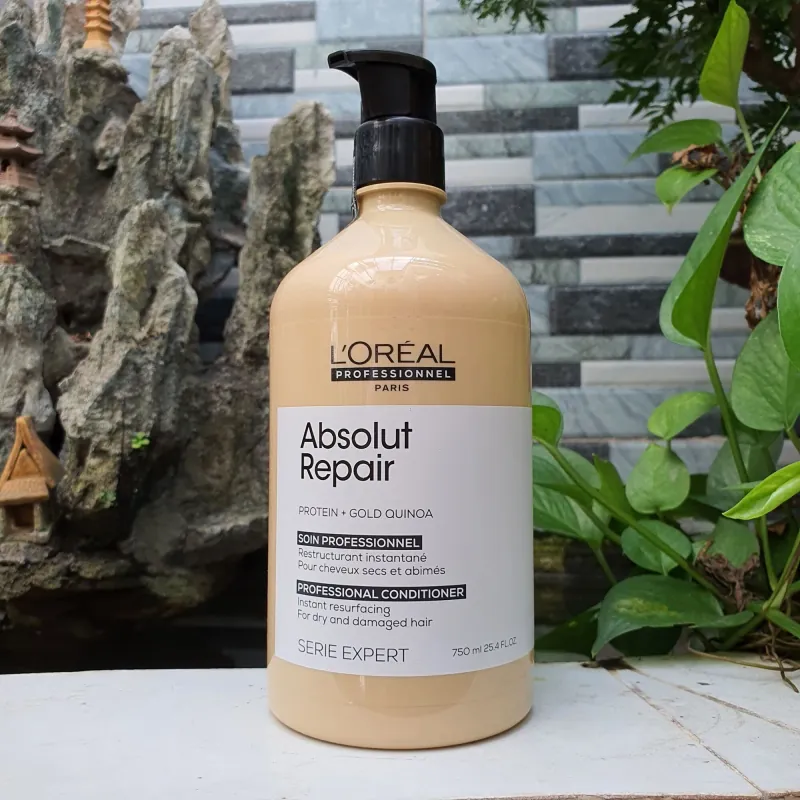DẦU XẢ L'OREAL ABSOLUT REPAIR GOLD PHỤC HỒI TÓC TOÀN DIỆN 750ML 594751