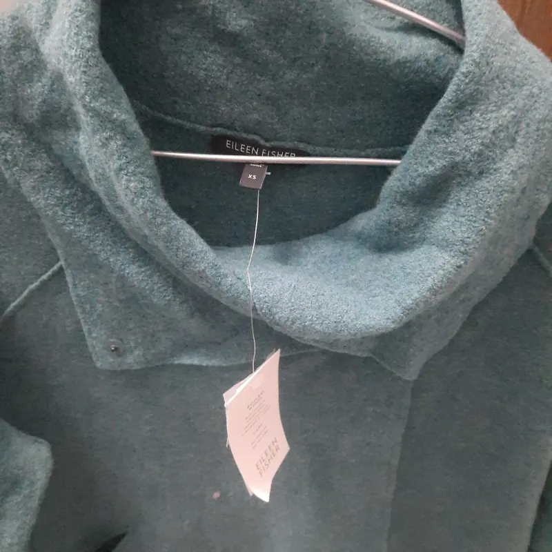 Áo khoác nỉ màu xanh ve chai cho nữ size xs phù hợp từ 45 đến 62kg 754998