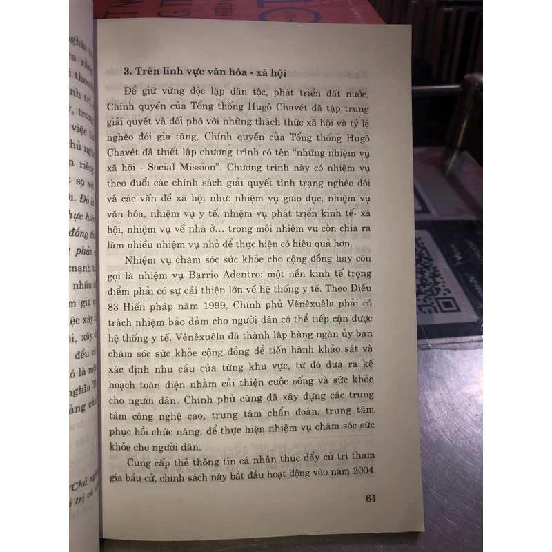 Công cuộc đấu tranh bảo vệ độc lập dân tộc ở Vênêxuêla dưới thời tổng thống Hugô Chavét 538533