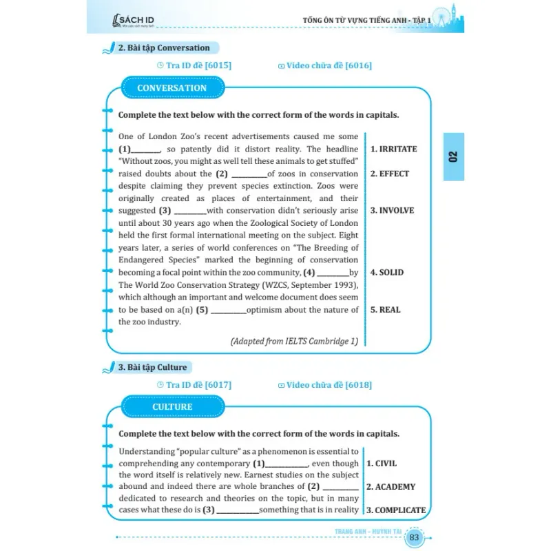 Combo Tổng Ôn Từ Vựng Tiếng Anh Tập 1, Tập 2 799221