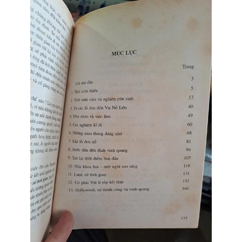 Stephen Hawking vinh quang và số phận 2003 mới 80% ố vàng DANH NHÂN VAVO1709 923220