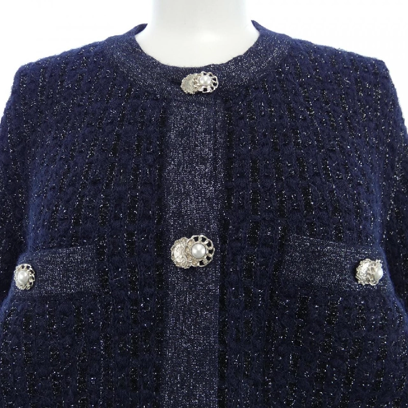 【Mã giảm giá】Áo khoác cardigan CHANEL 642301