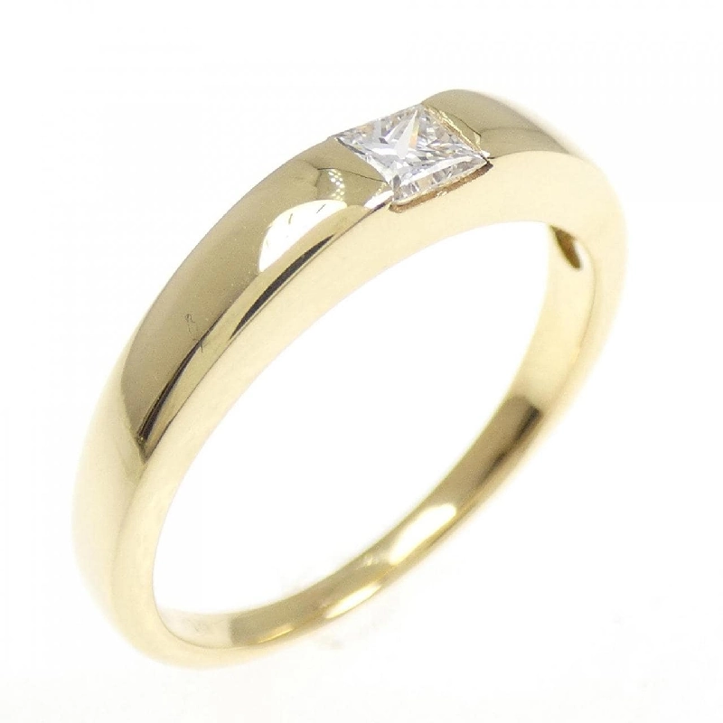 Nhẫn kim cương K18YG 0.19CT 668681