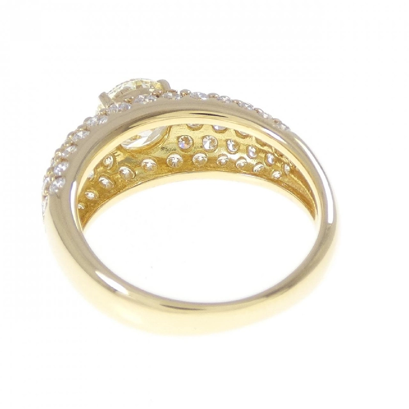 Nhẫn kim cương K18YG 1.007CT VLY VS2 Tốt - Hàng hiệu Chính hãng 872711