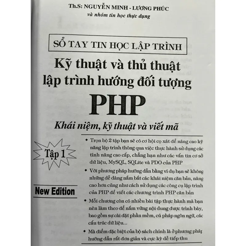 KỸ THUẬT VÀ THỦ THUẬT LẬP TRÌNH HƯỚNG ĐỐI TƯỢNG PHP (Full bộ 2 tập) 928773