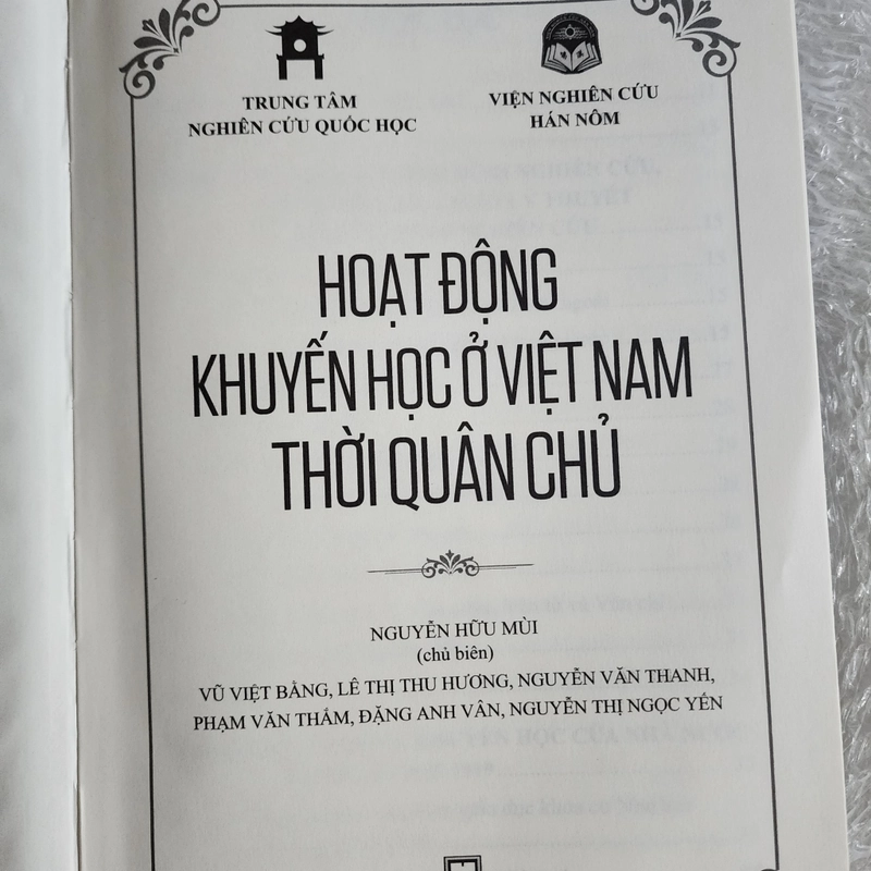 Hoạt động khuyến học ở Việt Nam thời quân chủ | Nguyễn Hữu Mùi chủ biên 507027